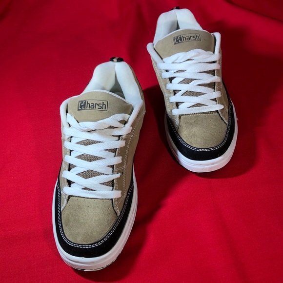 HARSH Other - NWT HARSH skaters brown white shoes sneakers 9.5